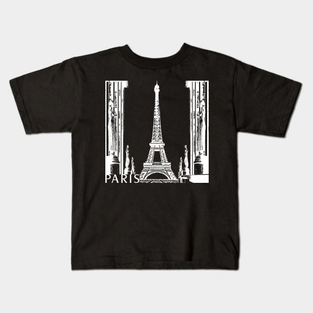 Paris Kids T-Shirt by TravelTs